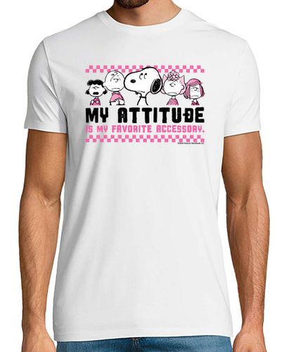 Camiseta Hombre Manga Corta Snoopy Attitude laTostadora - latostadora.com - Modalova