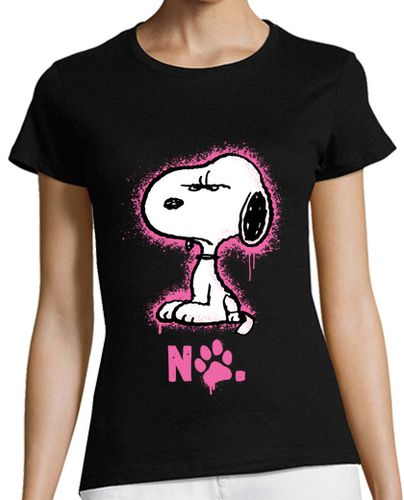 Camiseta Mujer Manga Corta Snoopy NO laTostadora - latostadora.com - Modalova