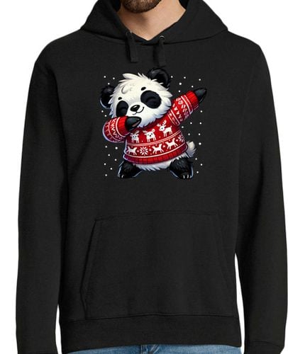 Sudadera Con Capucha Para Hombre Panda navideño amante panda divertido f laTostadora - latostadora.com - Modalova