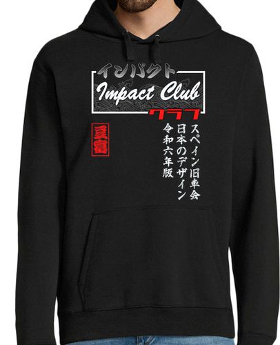 Sudadera Con Capucha Para Hombre ImpactClub 2024 - Viaje a Japón laTostadora - latostadora.com - Modalova