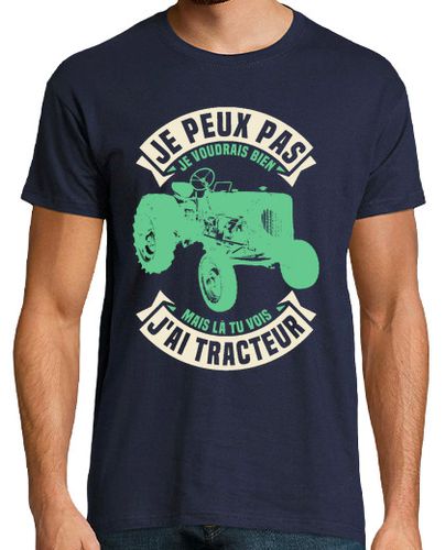 Camiseta Hombre Manga Corta No puedo tener tractor laTostadora - latostadora.com - Modalova