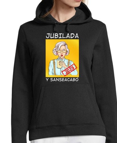 Sudadera Con Capucha Para Mujer Jubilada y sanseacabó 2025 laTostadora - latostadora.com - Modalova