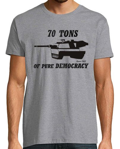 Camiseta Tanque M1 Abrams, gris, Pure Democracy - latostadora.com - Modalova