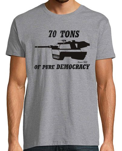 Camiseta Tanque M1 Abrams, gris, Pure Democracy laTostadora - latostadora.com - Modalova