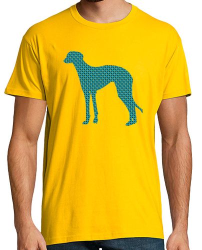 Camiseta Silueta galgo puntos - azul laTostadora - latostadora.com - Modalova