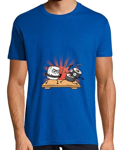 Camiseta Hombre Manga Corta batalla de sushi samurai laTostadora - latostadora.com - Modalova