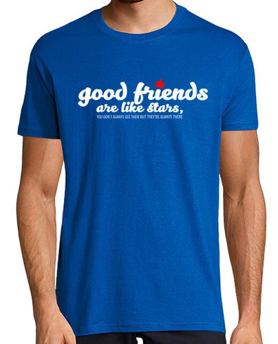 Camiseta Hombre Manga Corta Good friends are like stars laTostadora - latostadora.com - Modalova