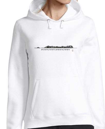 Sudadera Con Capucha Para Mujer Cabrera Coordenadas laTostadora - latostadora.com - Modalova