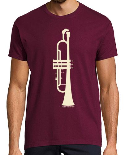 Camiseta Jazz is the Way Out (H) laTostadora - latostadora.com - Modalova