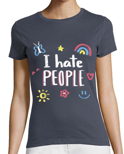 Camiseta mujer I hate people - latostadora.com - Modalova