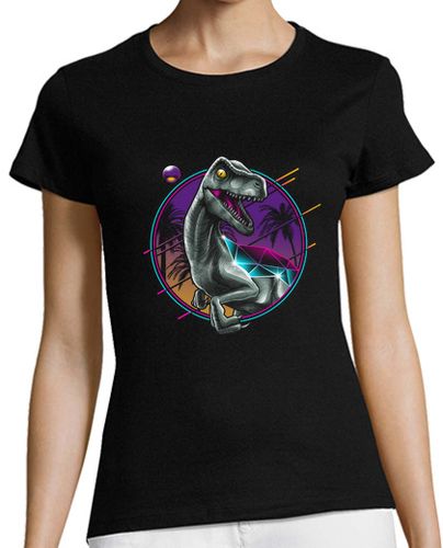 Camiseta Mujer Manga Corta rad velociraptor camisa para mujer laTostadora - latostadora.com - Modalova