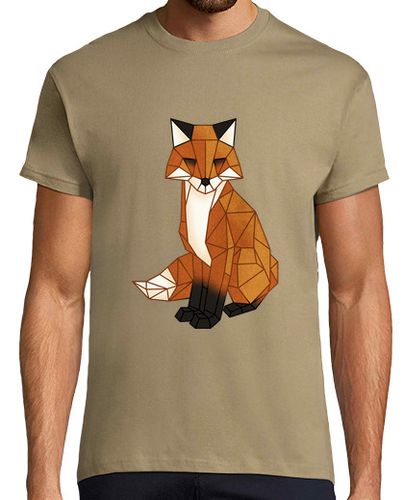 Camiseta Hombre Manga Corta Origami fox H laTostadora - latostadora.com - Modalova