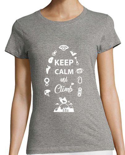 Camiseta mujer Keep Calm & Clim - latostadora.com - Modalova