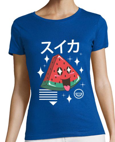 Camiseta Mujer Manga Corta camisa de sandía kawaii para mujer laTostadora - latostadora.com - Modalova