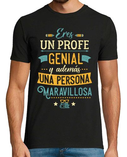 Camiseta Hombre Manga Corta Profe genial laTostadora - latostadora.com - Modalova