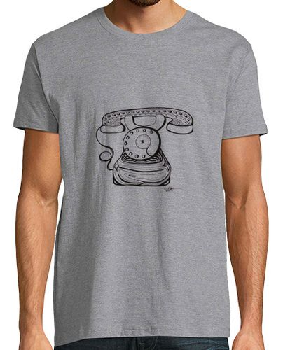 Camiseta teléfono viejo de la escuela - camiseta de los hombres - latostadora.com - Modalova