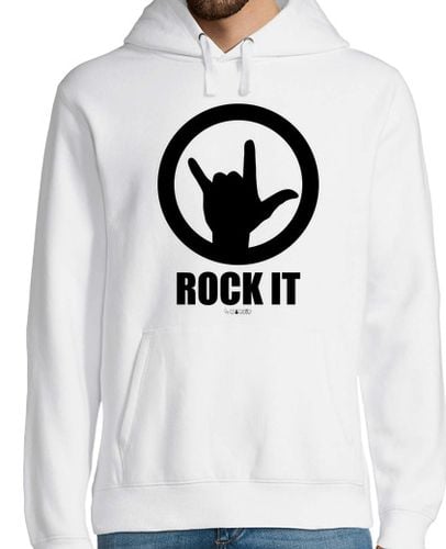 Sudadera Con Capucha Para Hombre Rock It negro laTostadora - latostadora.com - Modalova