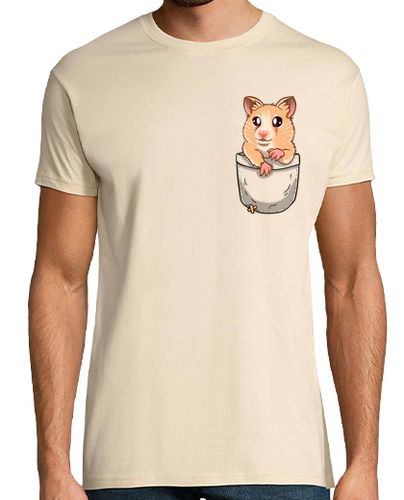 Camiseta Hombre Manga Corta mascota linda del hámster de bolsillo - camisa para hombre laTostadora - latostadora.com - Modalova