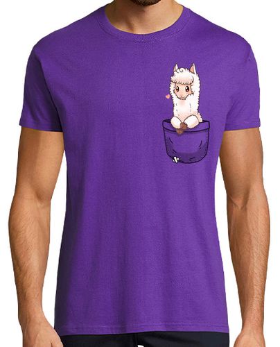 Camiseta bolsillo alpaca linda - camisa para hombre - latostadora.com - Modalova