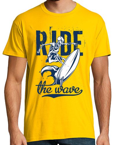 Camiseta Hombre Manga Corta Ride the Wave laTostadora - latostadora.com - Modalova