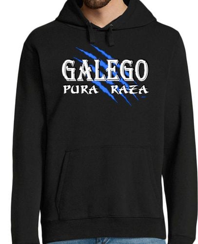 Sudadera Con Capucha Para Hombre Eu son Galego Pura Raza laTostadora - latostadora.com - Modalova