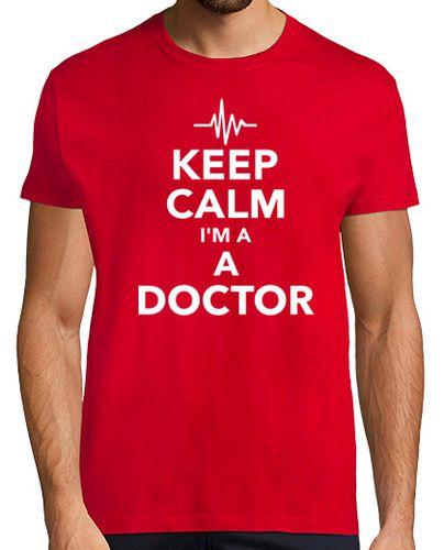 Camiseta mantener la calma soy un doctor - latostadora.com - Modalova