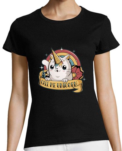 Camiseta Mujer Manga Corta Call me unicorn laTostadora - latostadora.com - Modalova