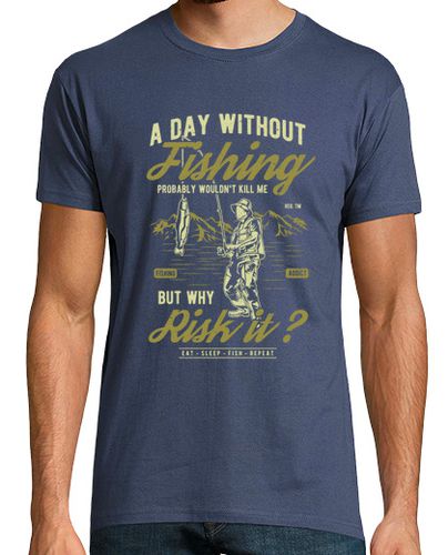 Camiseta A Day without Fishing - latostadora.com - Modalova