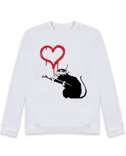 Sudadera Sin Capucha Unisex Rat Love laTostadora - latostadora.com - Modalova