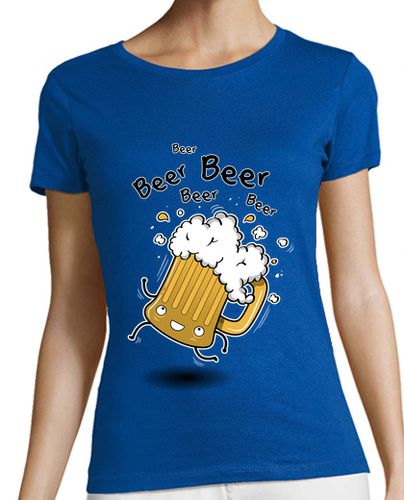 Camiseta mujer Beer Beer Beer - latostadora.com - Modalova