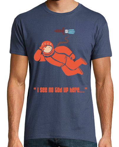 Camiseta Gagarin from space laTostadora - latostadora.com - Modalova