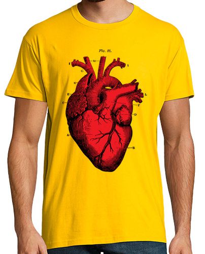 Camiseta Vintage Heart -Red & Black - latostadora.com - Modalova