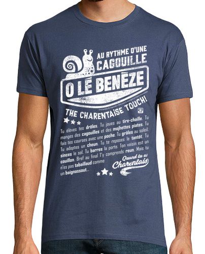 Camiseta Hombre Manga Corta al ritmo del caracol cagouille laTostadora - latostadora.com - Modalova