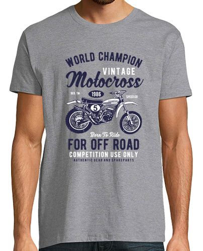 Camiseta Vintage Motocross laTostadora - latostadora.com - Modalova