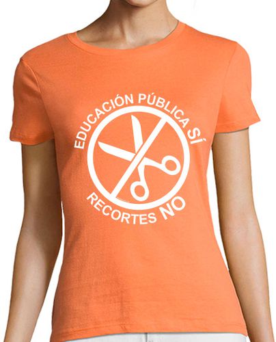 Camiseta mujer Educación Pública SÍ, Recortes NO laTostadora - latostadora.com - Modalova