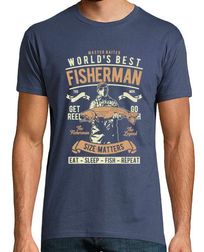 Camiseta Hombre Manga Corta Best Fisherman laTostadora - latostadora.com - Modalova