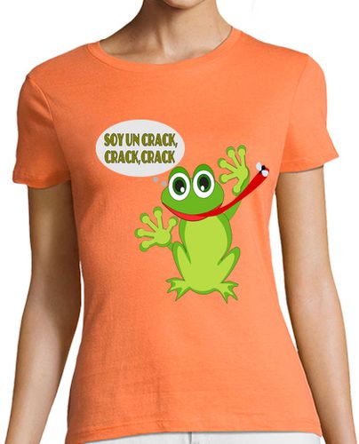 Camiseta Mujer Manga Corta SOY UN CRACK,CRACK .. laTostadora - latostadora.com - Modalova