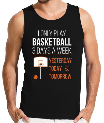 Camiseta Hombre Sin Mangas I ONLY PLAY BASKETBALL 1 laTostadora - latostadora.com - Modalova