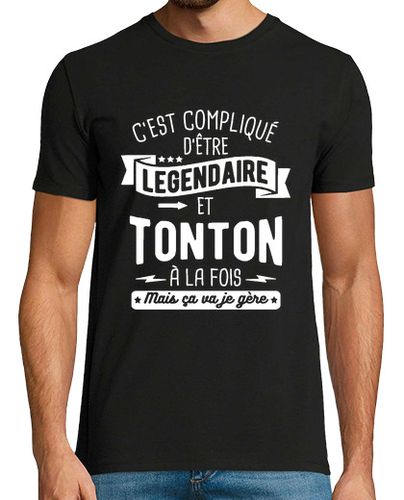 Camiseta Hombre Manga Corta legendario y tío a la vez laTostadora - latostadora.com - Modalova