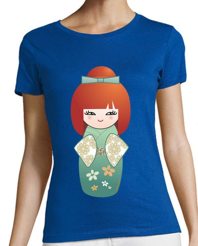 Camiseta mujer Kokeshi Pelirroja - latostadora.com - Modalova
