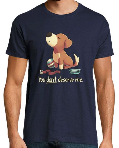 Camiseta No Merecemos a los Perros Camiseta - latostadora.com - Modalova