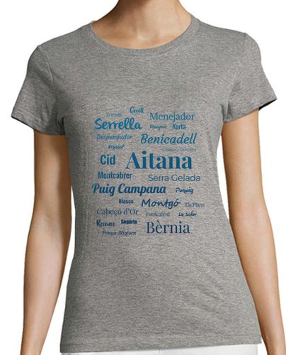 Camiseta Mujer Manga Corta Camiseta mujer Sierras de Alicante N2 laTostadora - latostadora.com - Modalova