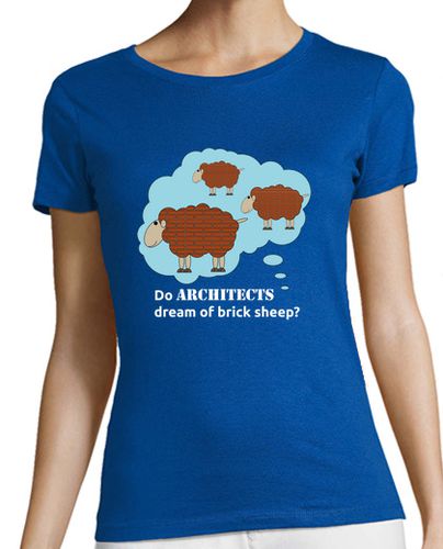 Camiseta mujer Do architects dream of brick sheep - latostadora.com - Modalova