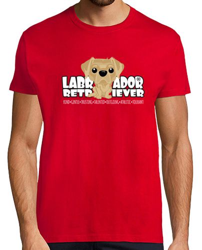Camiseta Labrador Retriever (Yellow) - DGBighead - latostadora.com - Modalova