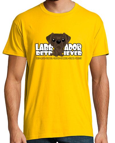 Camiseta Labrador Retriever (Choco) - DGBigheads - latostadora.com - Modalova