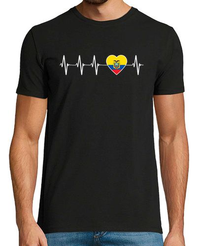 Camiseta ecuador bandera corazón amor ecuatorian - latostadora.com - Modalova