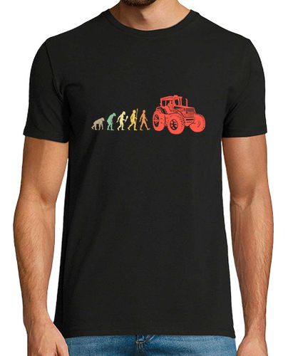 Camiseta regalo retro del granjero del tractor de la evolución del vintage - latostadora.com - Modalova