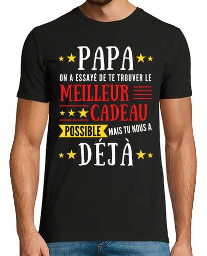 Camiseta Hombre Manga Corta papá tratamos de encontrarte laTostadora - latostadora.com - Modalova