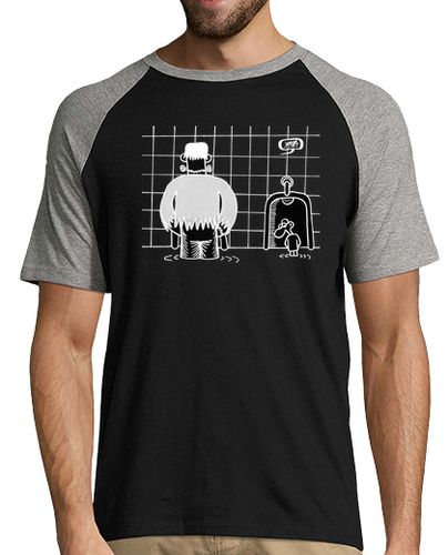 Camiseta Beisbolera Frankenstein Halloween - latostadora.com - Modalova