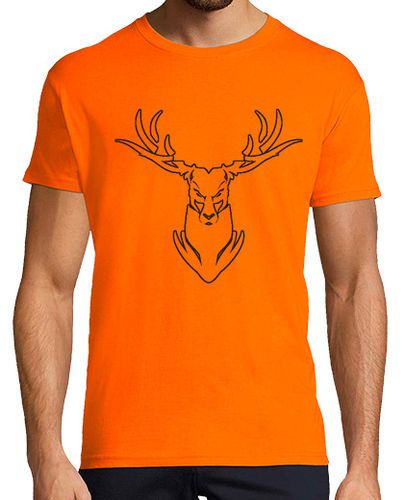 Camiseta ciervo rojo anaranjado - latostadora.com - Modalova
